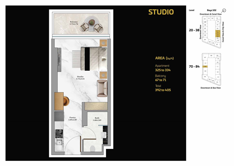 Studio plan