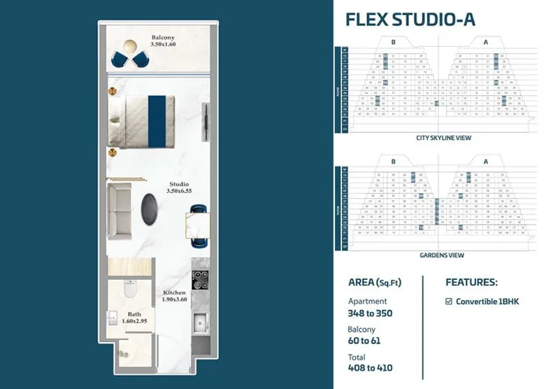 Flex Studio Flex Studio A plan