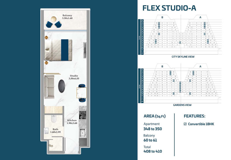 Studio Flex Studio A plan