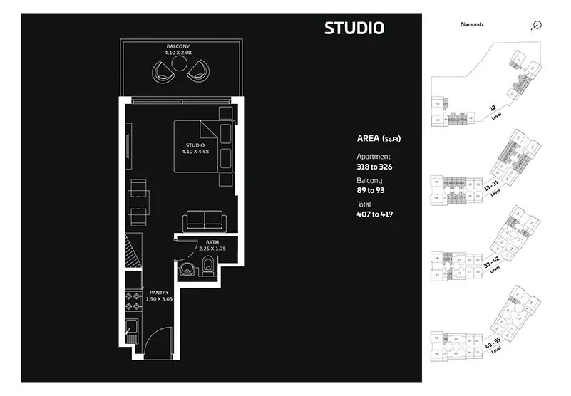 Studio plan