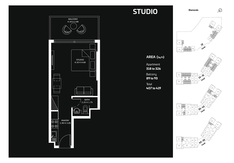 Studio plan