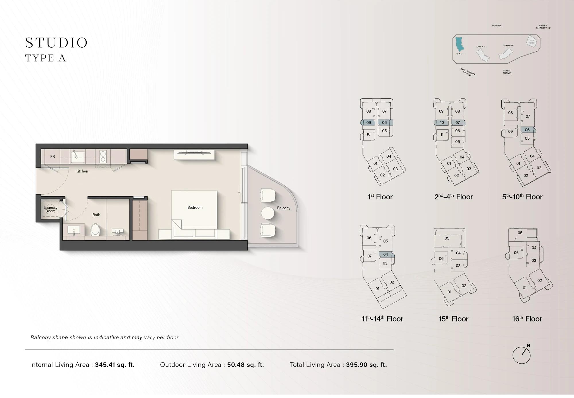 Studio plan