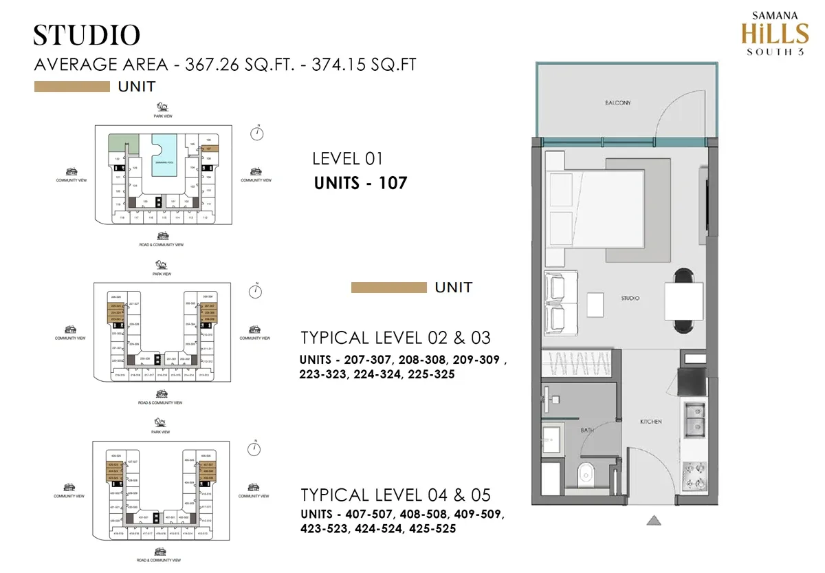 Studio plan